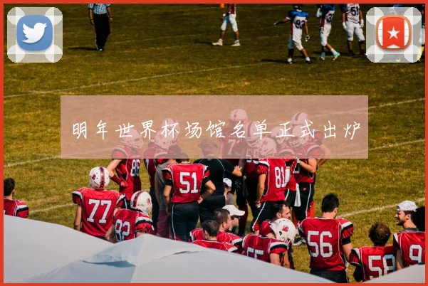 明年世界杯场馆名单正式出炉